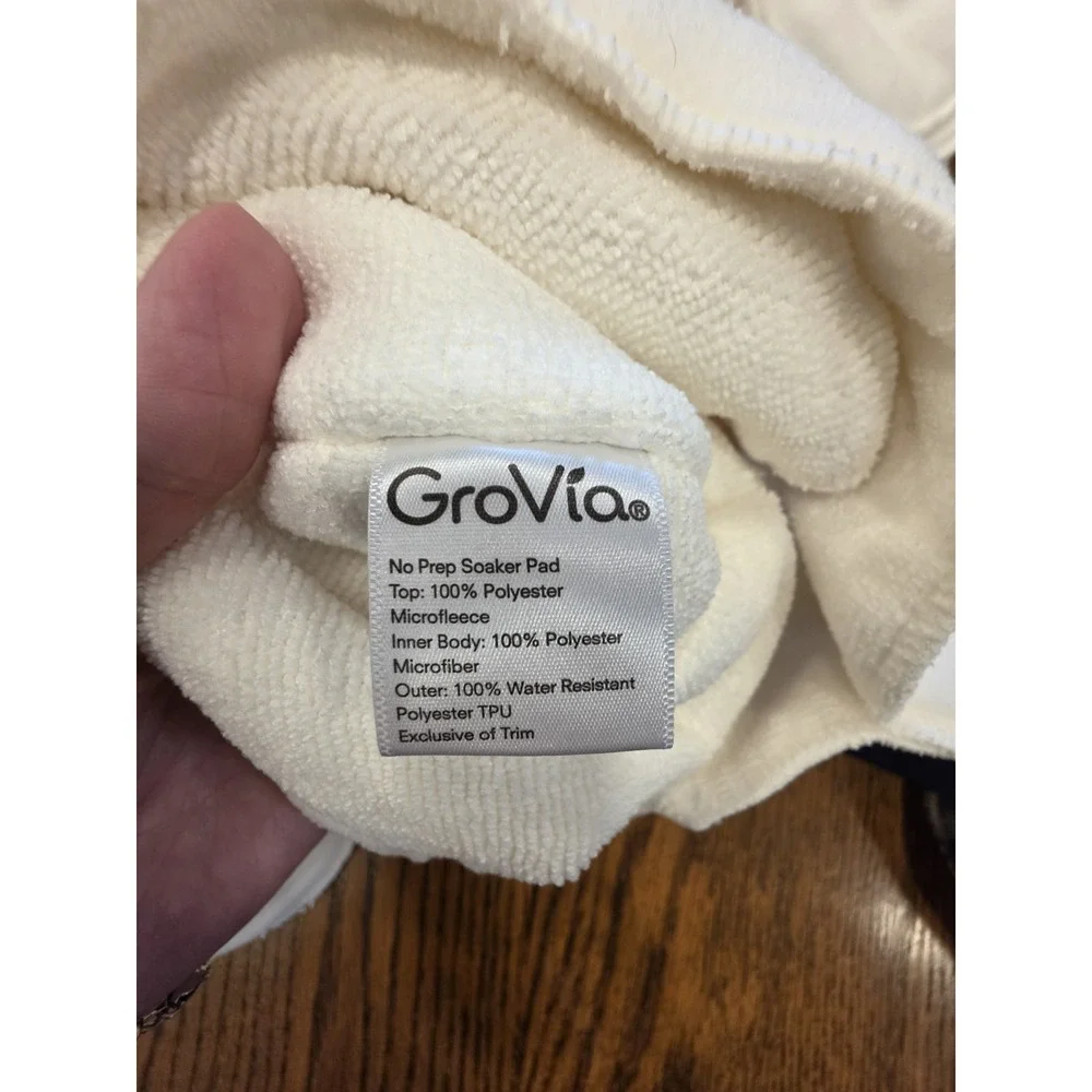 GroVia O.N.E. One Size All-in-One 3 Diaper Covers 4 Organic 4 Polyester Liners